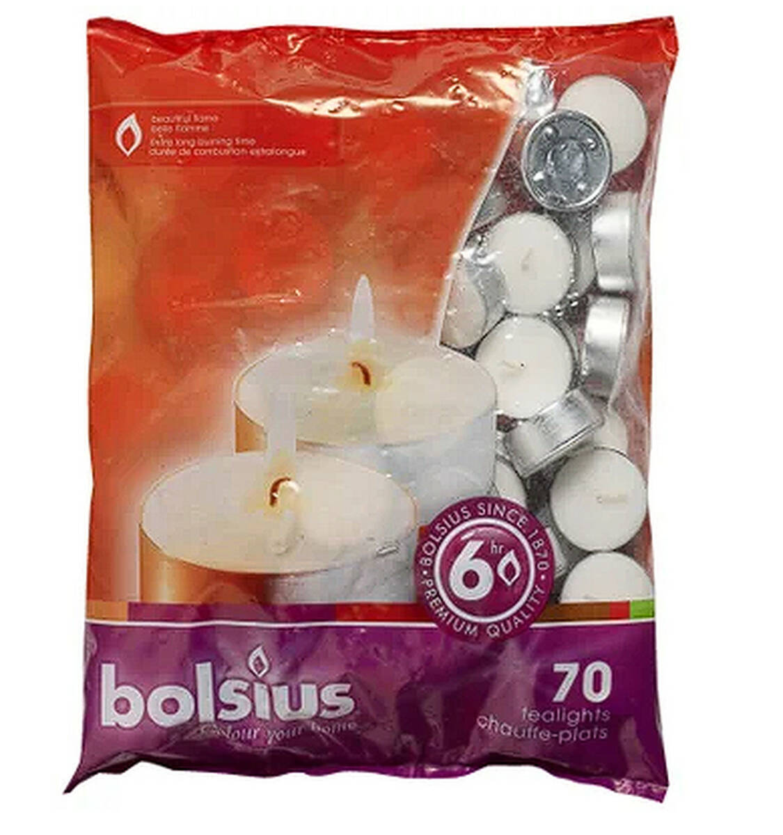 Bolsius Teelichter » 45928 / 6h « 70 Stück