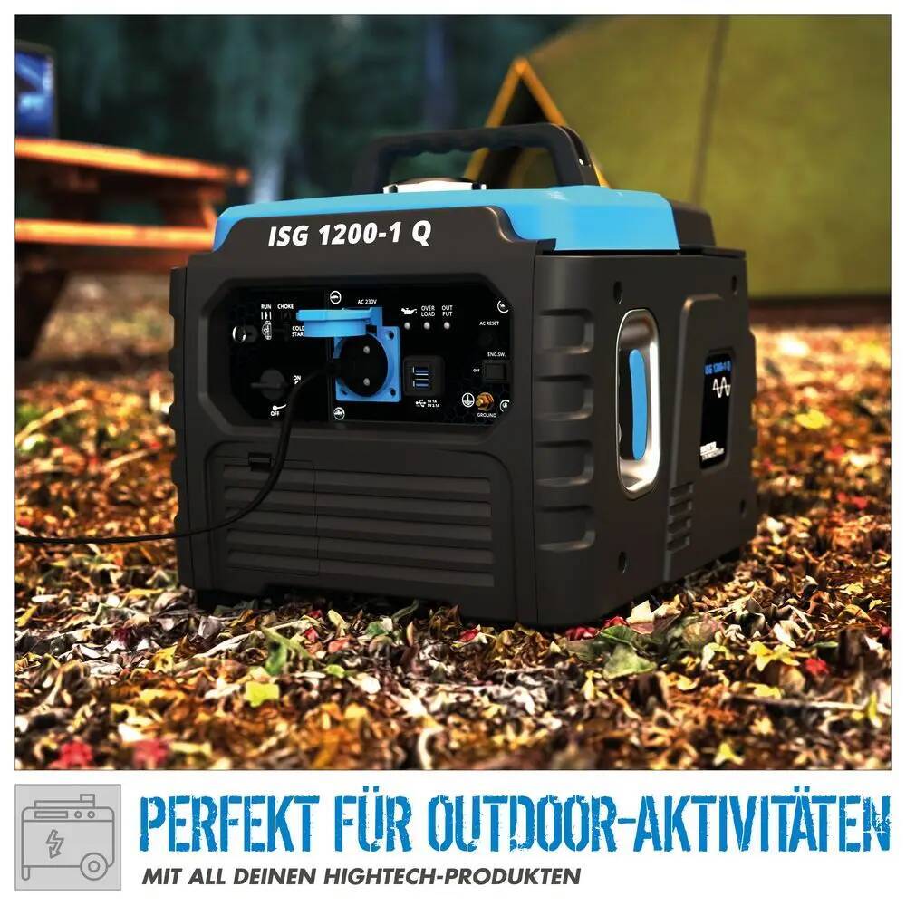 ♦ OUTLET ♦ Güde Inverter Stromerzeuger » ISG 1200-1 Q « für Handys, Laptops, uvm.