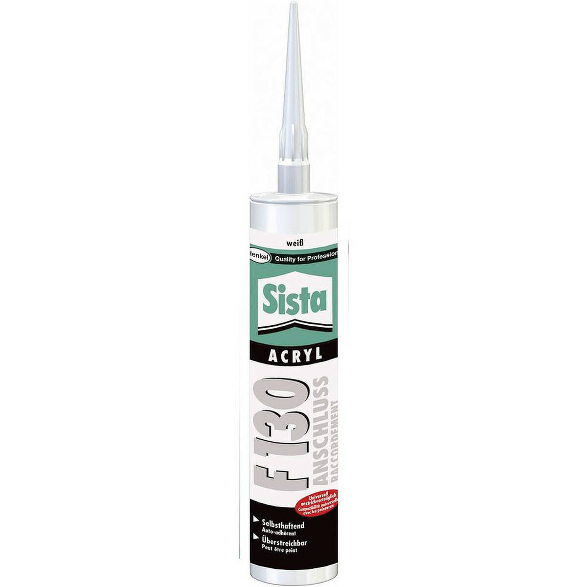 Sista Acriflex F130 Sellador De Acrílico Blanco 150 Ml Sista Acriflex F130 Sellador De Acrílico Blanco 150 Ml