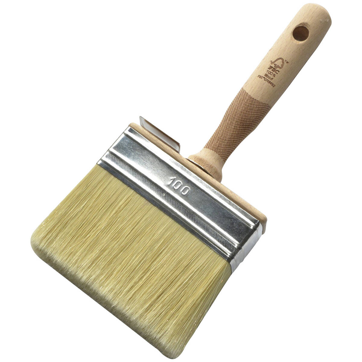 Renovo » Flächenstreicher « 100 mm Fill-Pro Kunstborste, Buchengriff