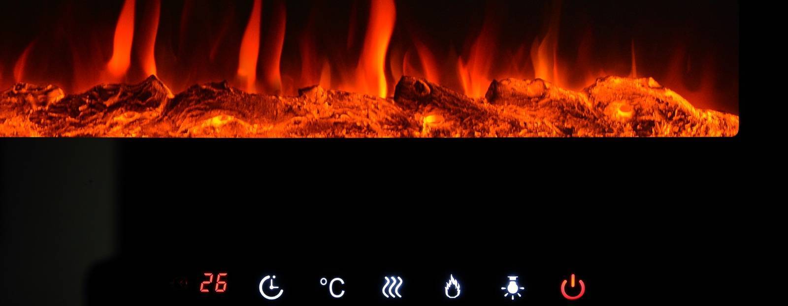 El Fuego Elektrokamin » Luzern « - LED - AY629 - 1800 Watt
