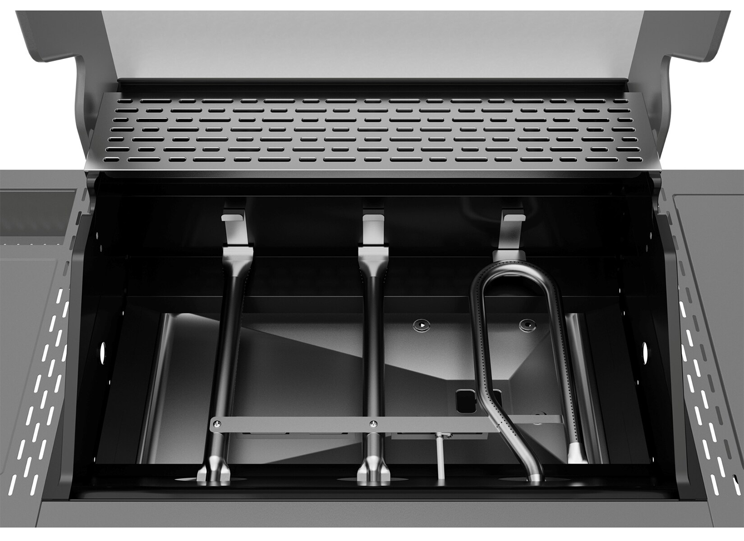 El Fuego Gasgrill » Key West 3+1 « 13 kW, Seitenbrenner, Ablagen, LED