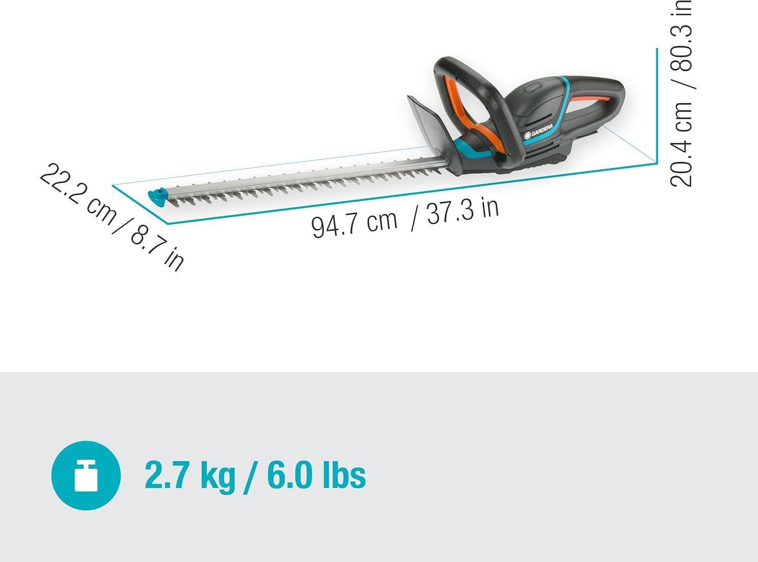 ♦ OUTLET ♦ Gardena Akku-Heckenschere » ComfortCut 50/18V « inkl. Akku & Ladegerät