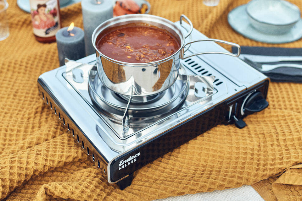 Enders Gaskocher » Nelson « 2,2 kW, Kartuschenbetrieb, Topfgröße 26 cm