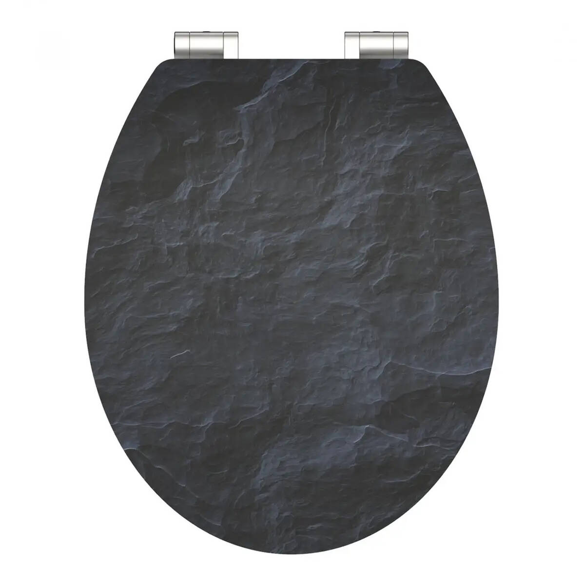 Schütte High Gloss WC-Sitz » 80535 « Black Stone, mit Absenkautomatik