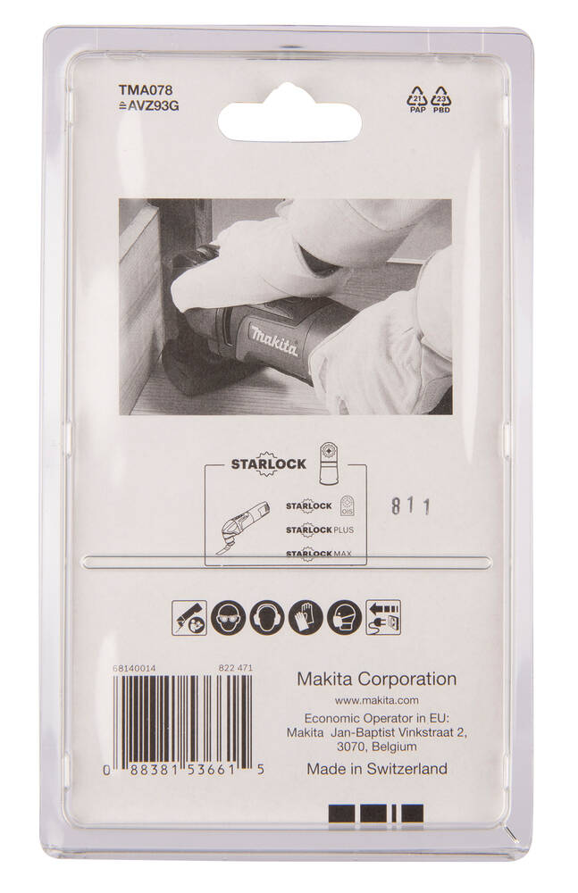 Makita Delta-Schleifplatte » B-65115 « Klett, TMA078