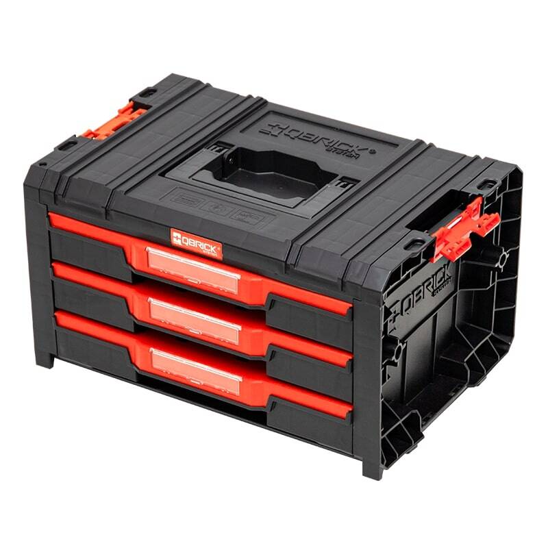 Qbrick System PRO 2.0 DRAWER 3 » Werkzeugbox mit Schubladen «