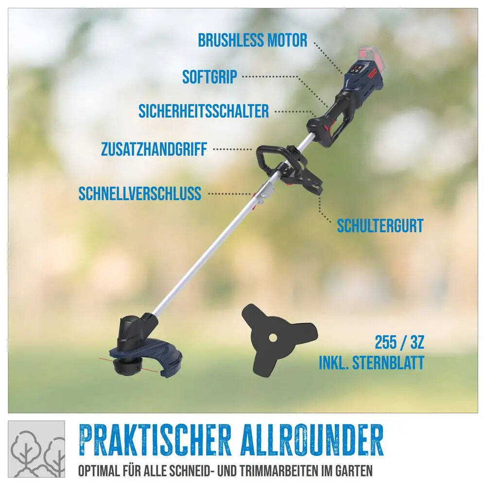 Güde Akku Freischneider » FS 18-401-30 « 18 V, Brushless, 4,0 Ah