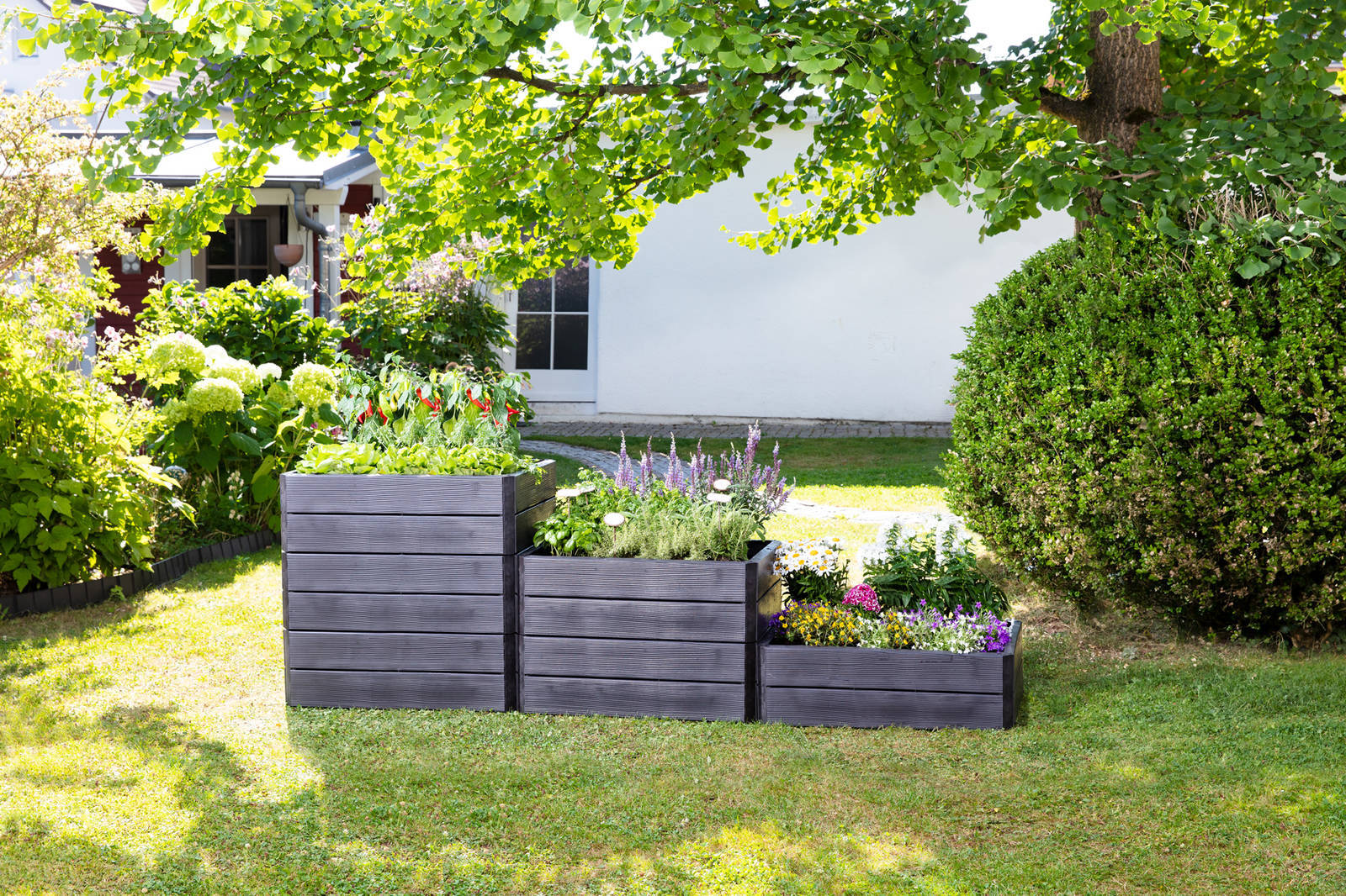 Garantia Hochbeet » Ergo Quadro M « flexibel erweiterbar Garantia Hochbeet Ergo Quadro M