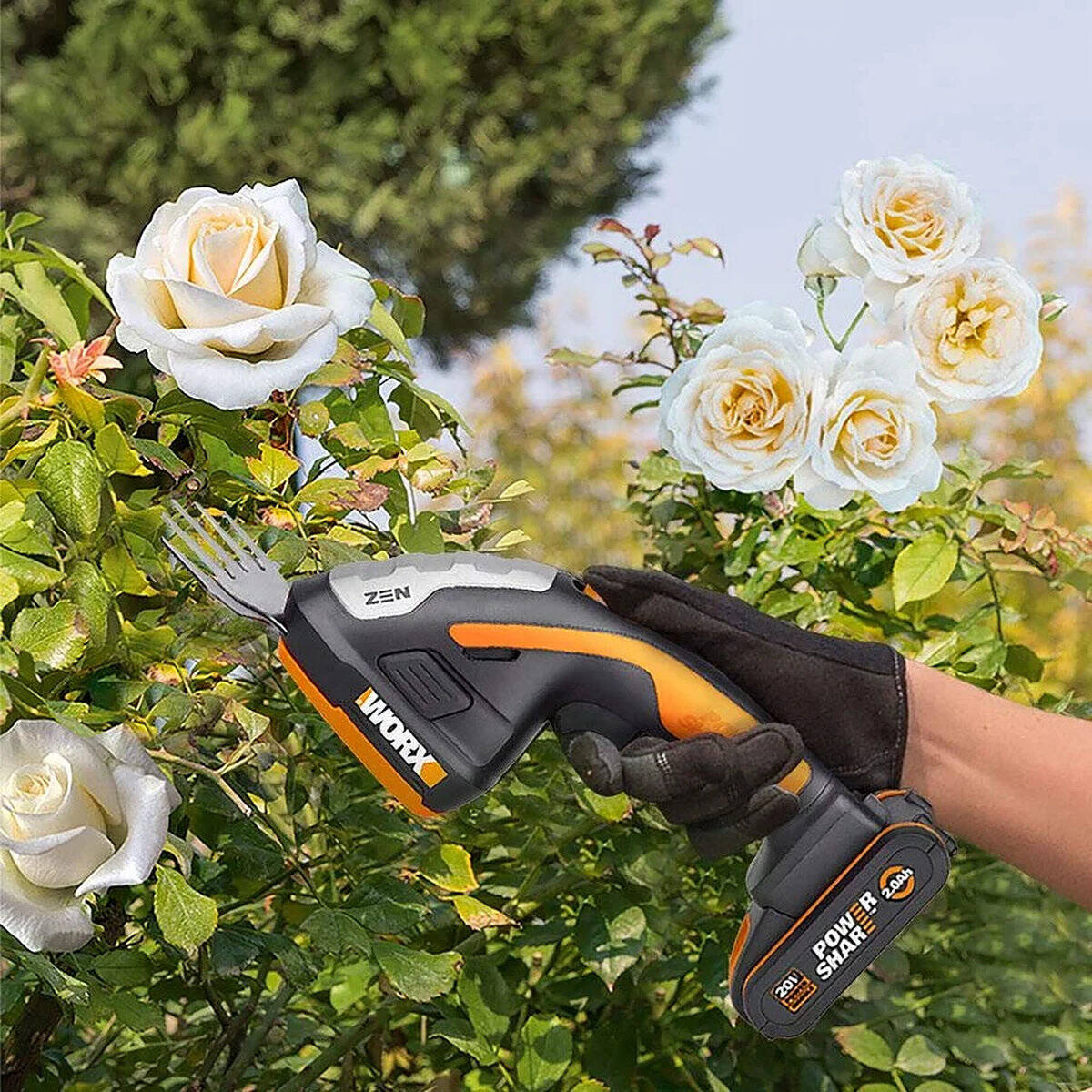 Worx Akku-Gras- und Strauchschere » WG801E « inkl. 20 V Akku