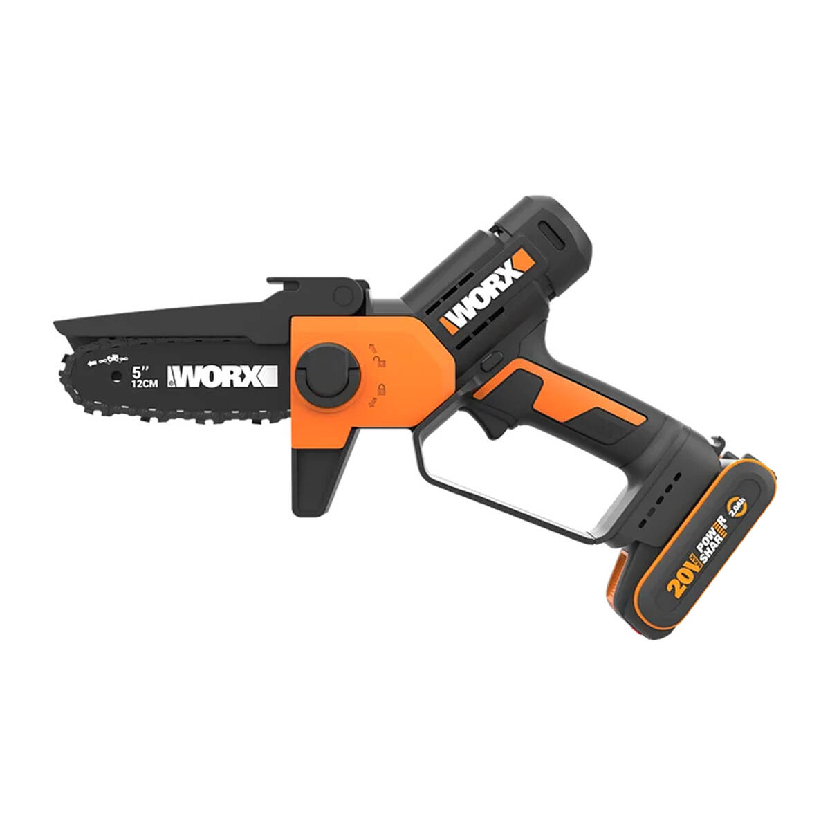 Worx Akku-Astsäge » WG326E « 20 V, 12 cm Schwertlänge, PowerShare