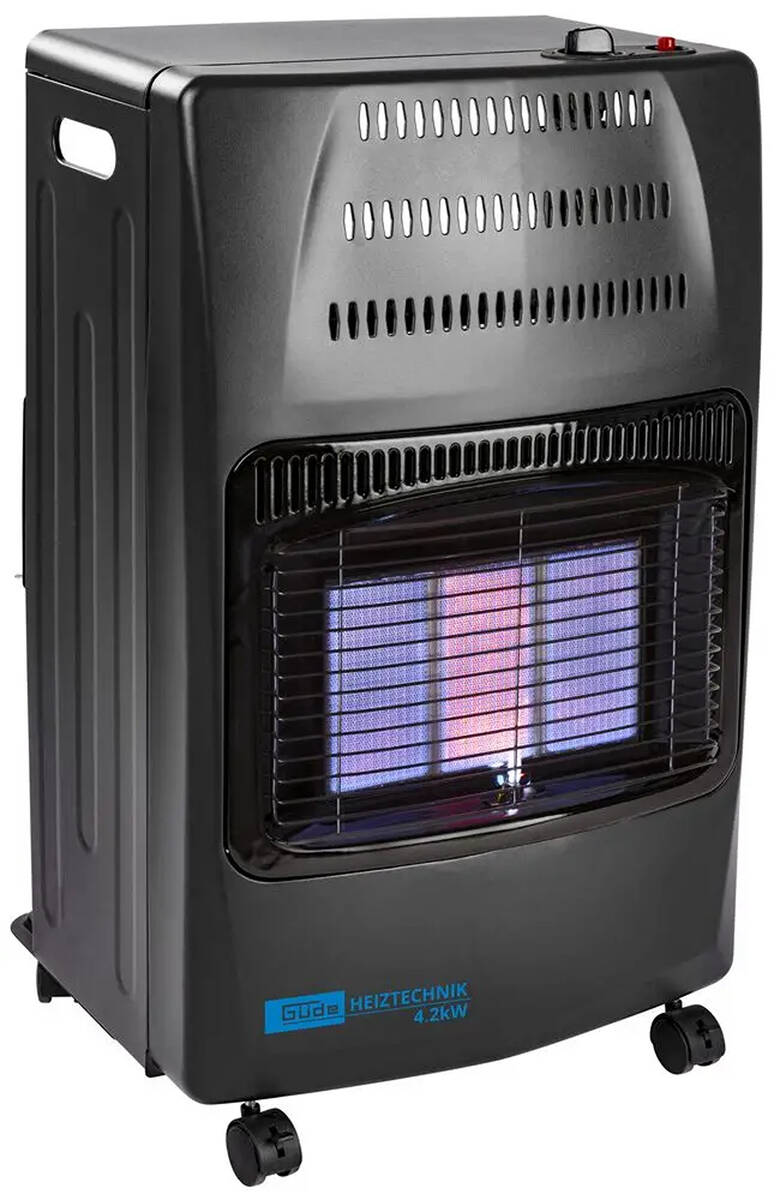 Güde Gasheizer » GGH 4200 K « 4,2 kW, inkl. Gasschlauch & Druckregler