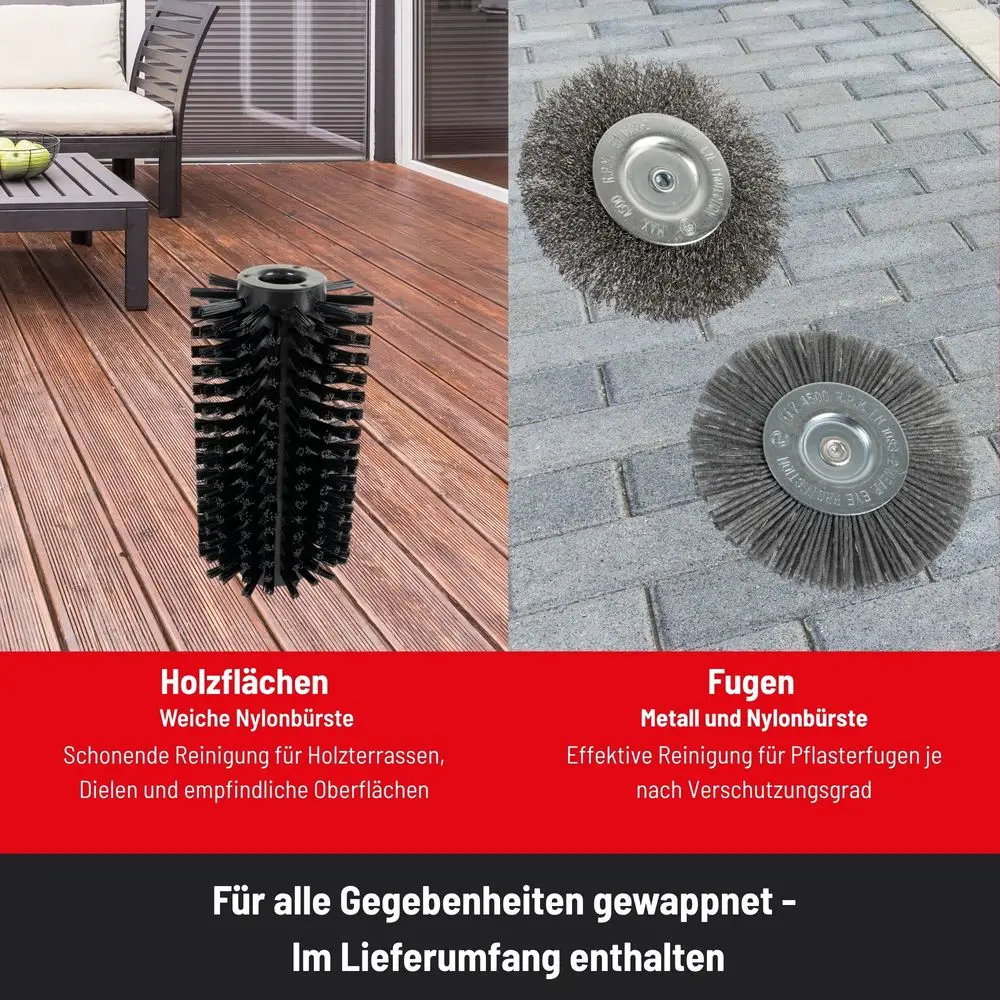 Güde Elektro-Universalbürste » GUB 160-500 « 500 W, Teleskopstiel