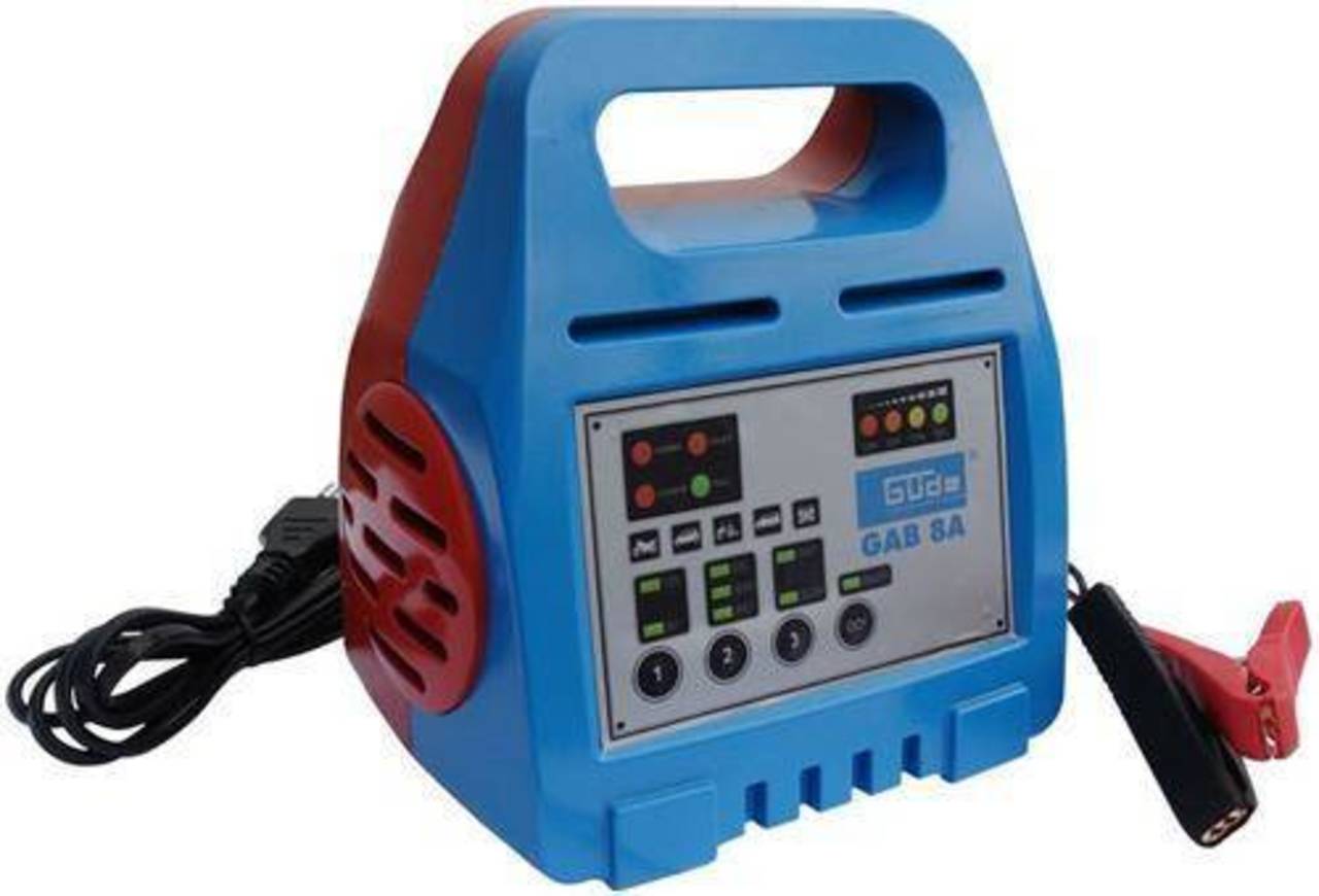 Güde Automatik Batterielader GAB 8A - 6 & 12V Ladespannung - 1-8 A Ladestrom