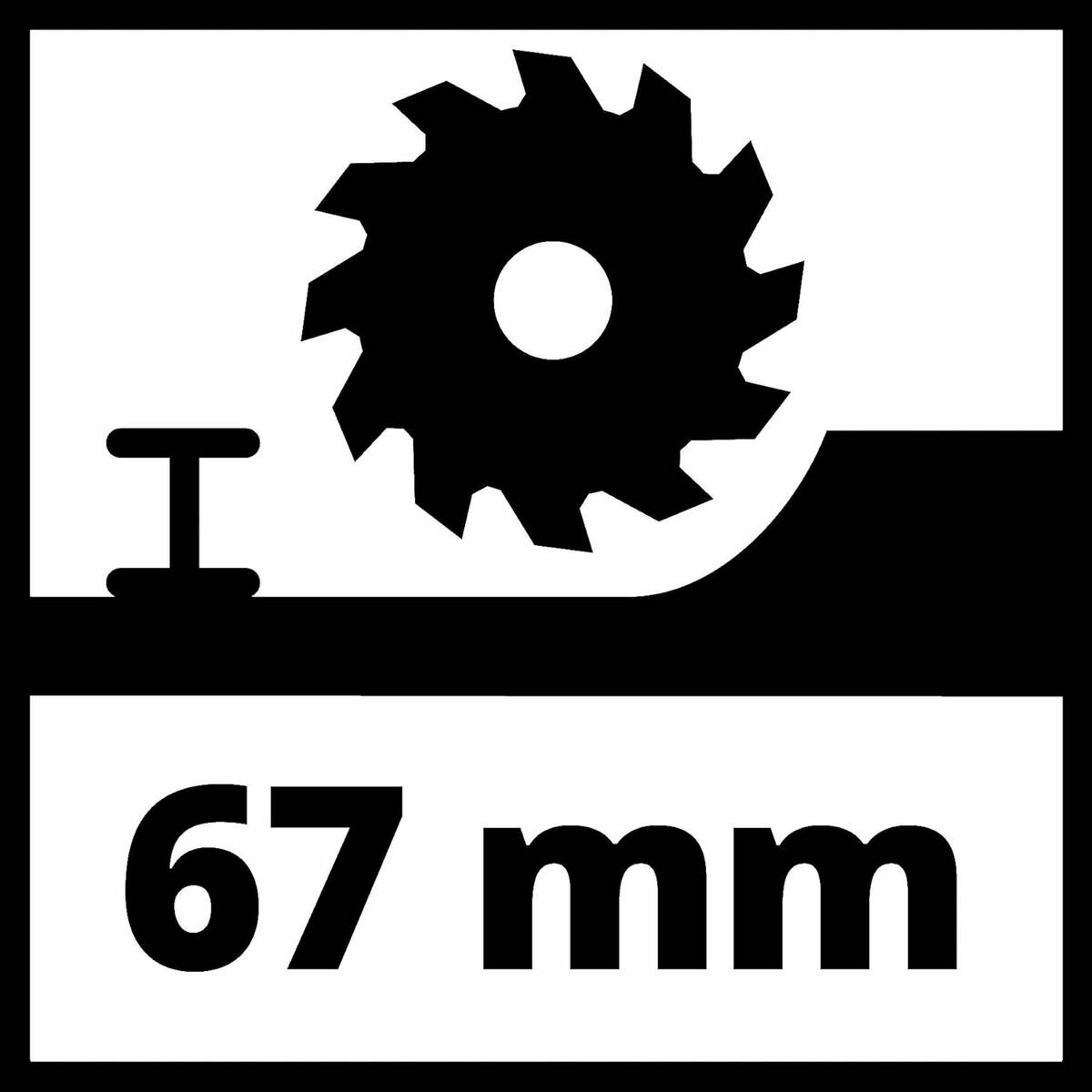 Einhell Handkreissäge » TC-CS 1410 « Spindelarretierung, HM-Sägeblatt