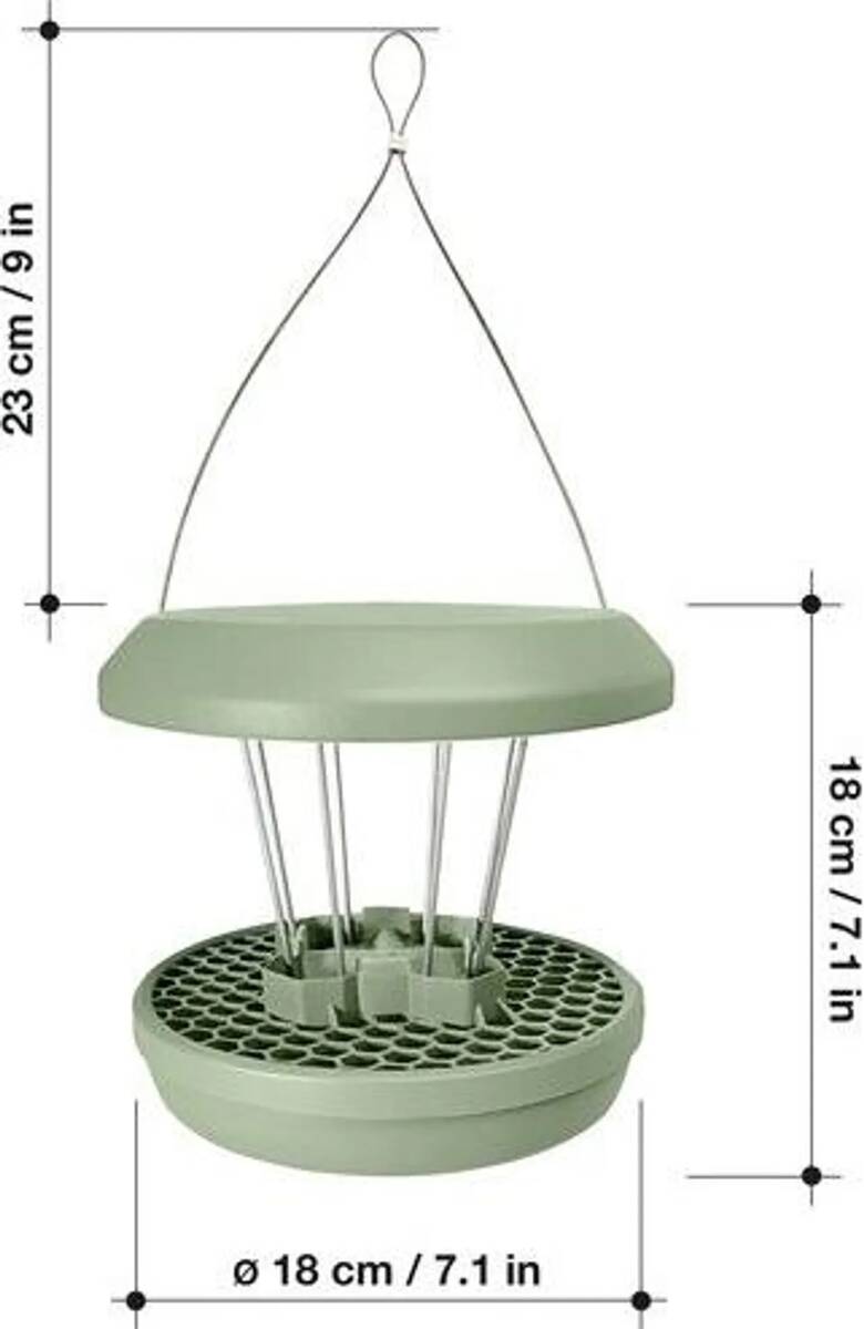 Swissinno Smartbirds Vogel-Futtersilo » Zurich « Lorbeergrün