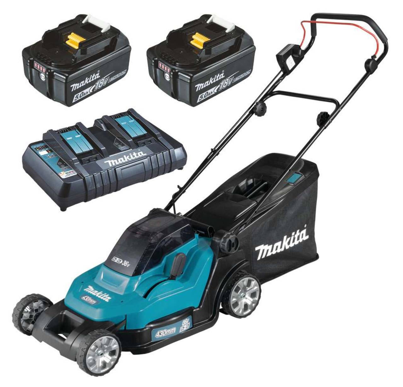Makita Akku-Rasenmäher DLM432PT2