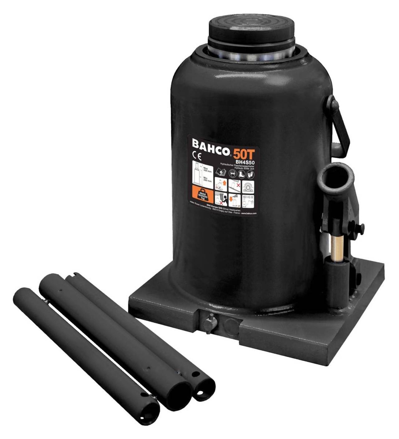 Bahco Flaschenwagenheber » BH4S50 « Hebelast - 50 Tonnen