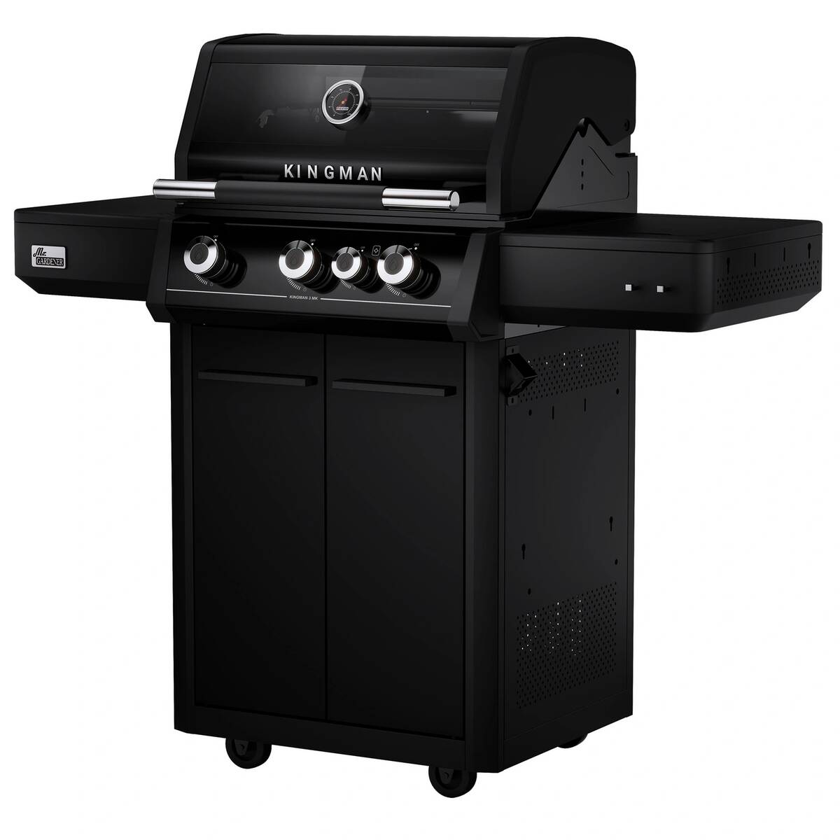 Mr. Gardener Gasgrill » Kingman 3 MK « Inkl. Seitenkocher