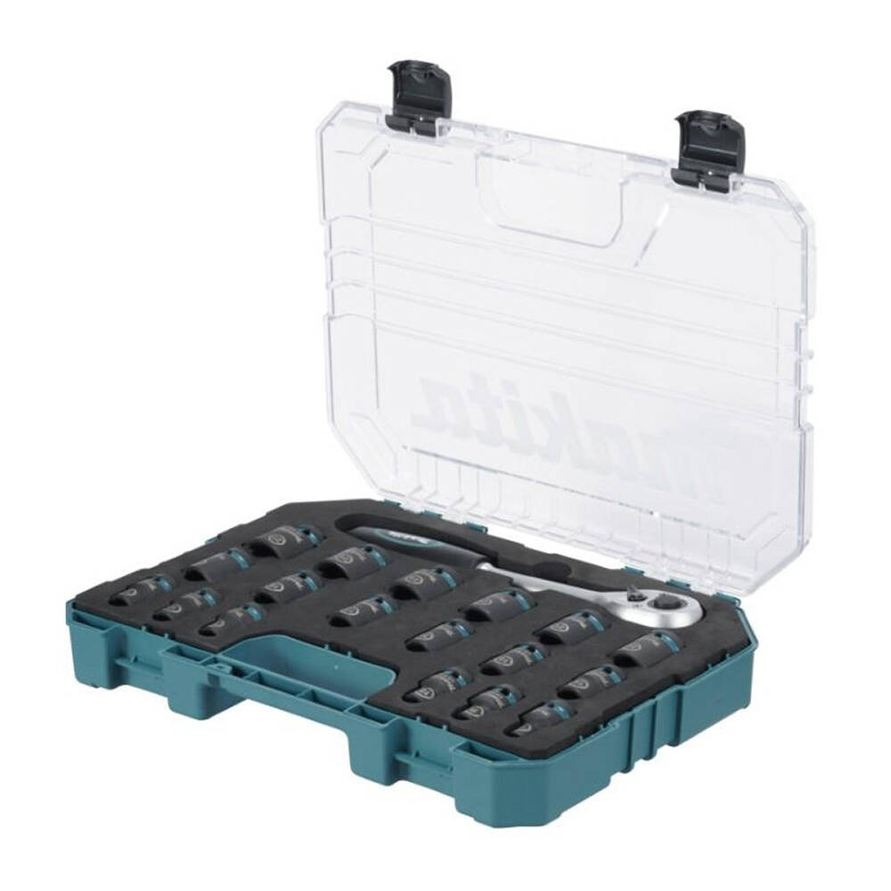 Makita Ratschen- und Schlagnuss-Set » E-30069 « 19-teilig