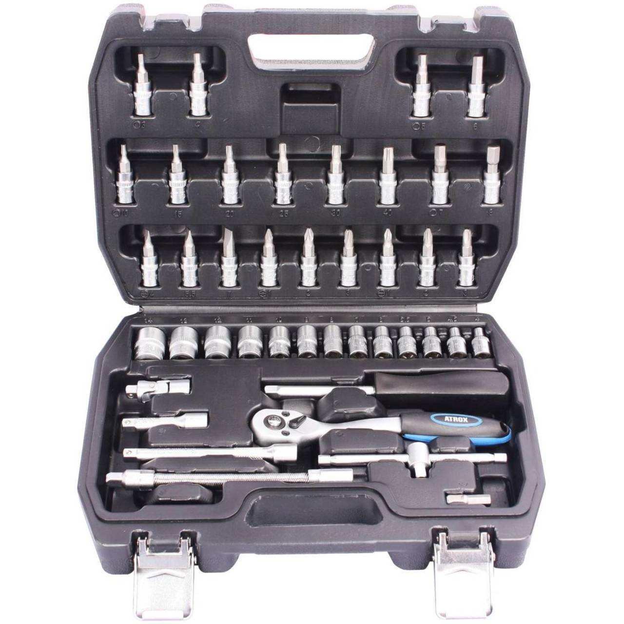ATROX Steckschlüsselsatz » AY552 « 46-teilig inkl. Koffer