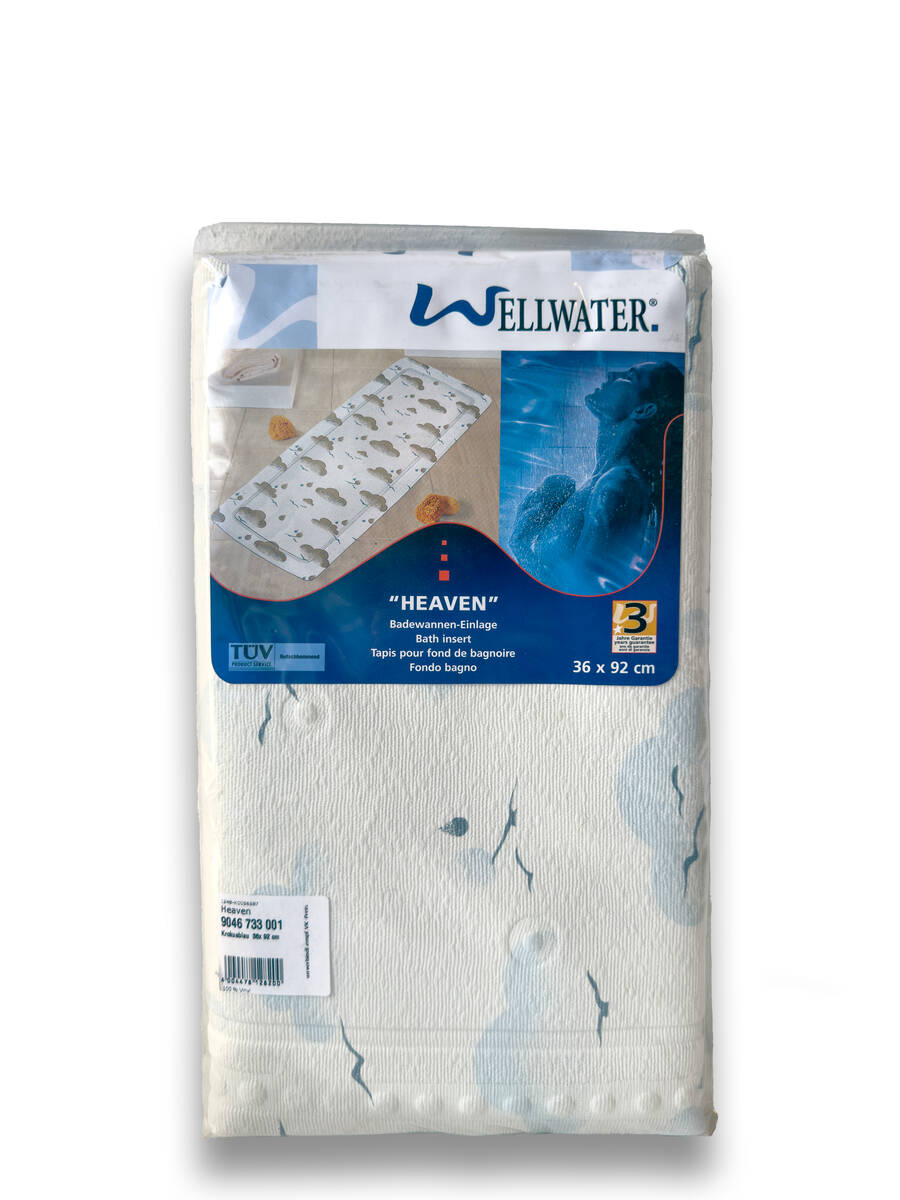 Wellwater Badewanneneinlage » Heaven « 36 x 92 cm, TÜV, rutschhemmend Wellwater Unbekannt Heaven