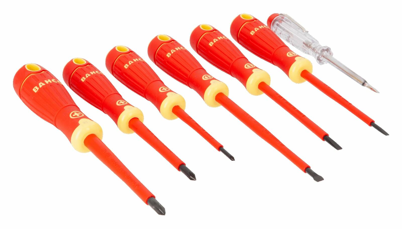 Bahco isolierter Schraubendreher-Satz » B220.027 « Mit Spannungsprüfer