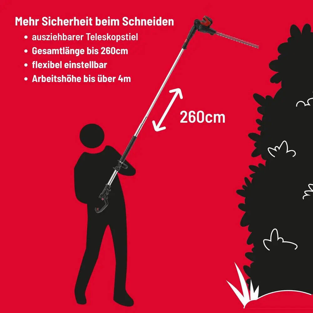 Güde Teleskop-Heckenschere » GTHS 530-500 « 500 W