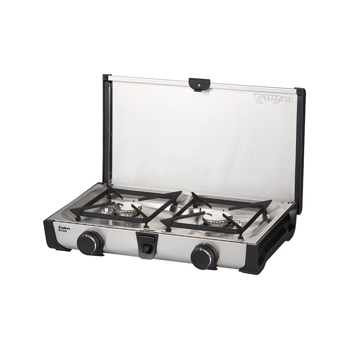Enders Campingkocher » RYDA 2Z « mit Zündsicherung und Windschutz