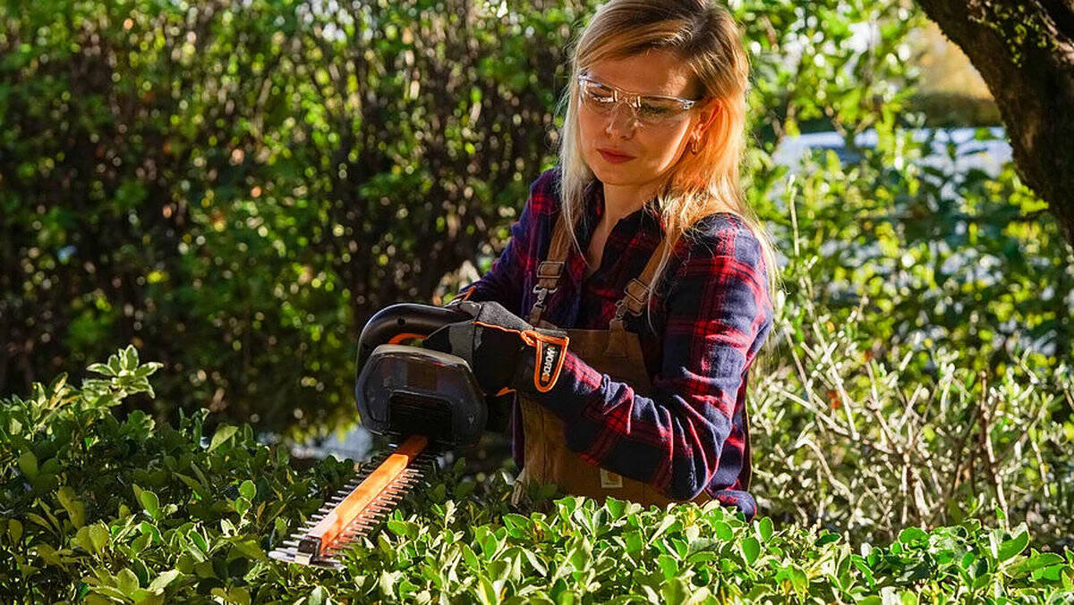 Worx Akku-Heckenschere » WG264E « 52 cm Schnittlänge, für 20 mm Äste