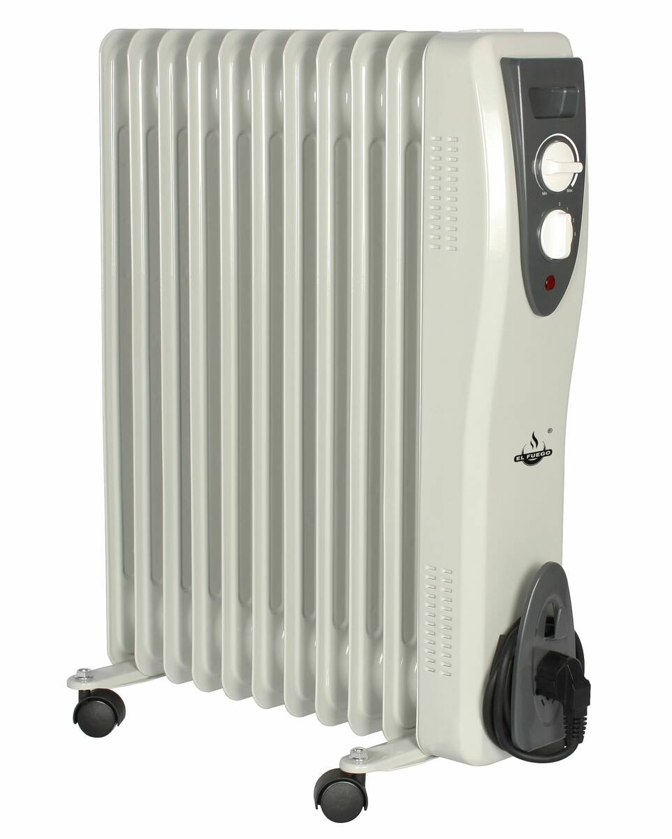 El Fuego Elektro-Ölradiator » AY7024 « 2500 Watt - 11 Rippen