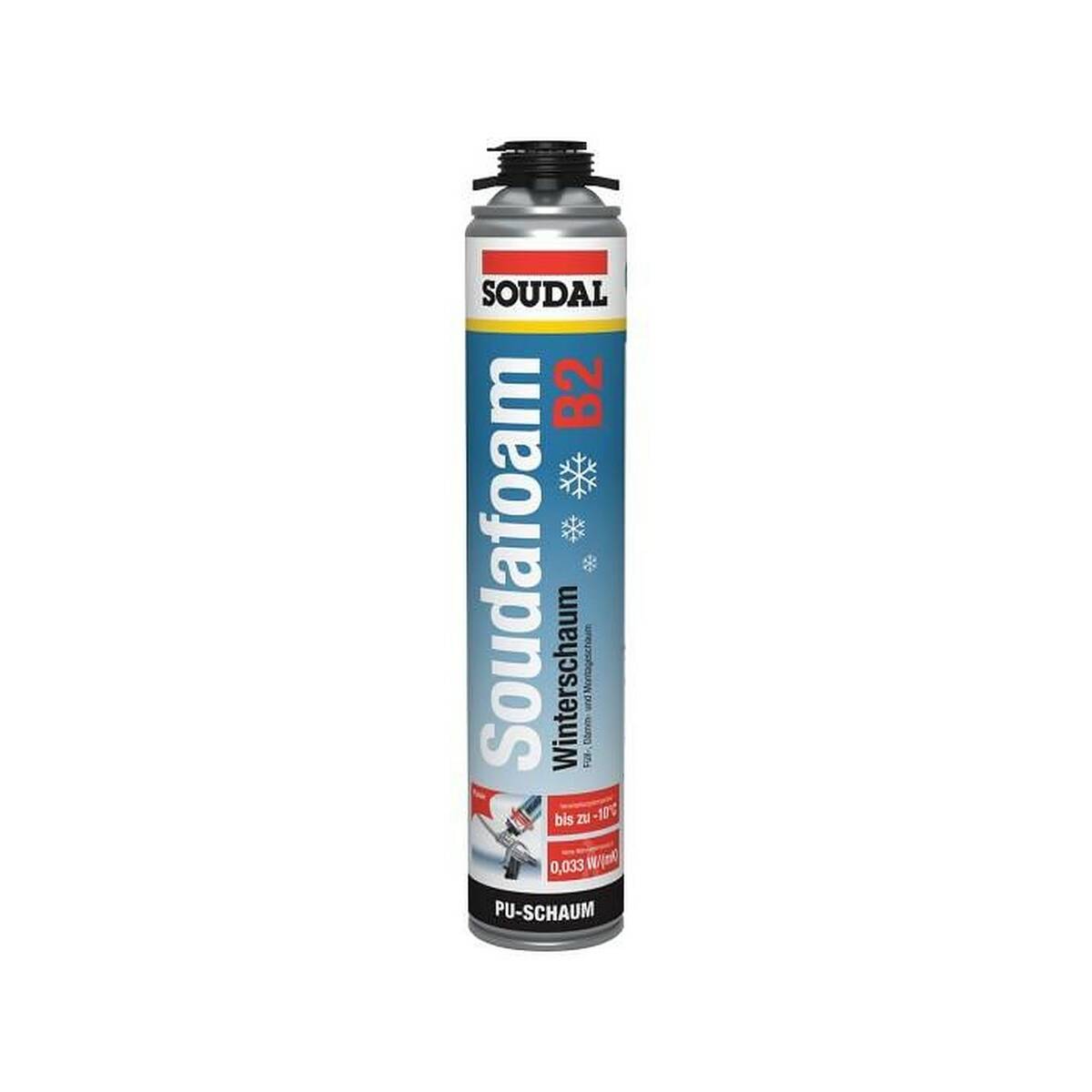 Soudal Gun Winterschaum » PU-Schaum bis Minus -10 °C « 750 ml Soudal Zubehör Winterschaum