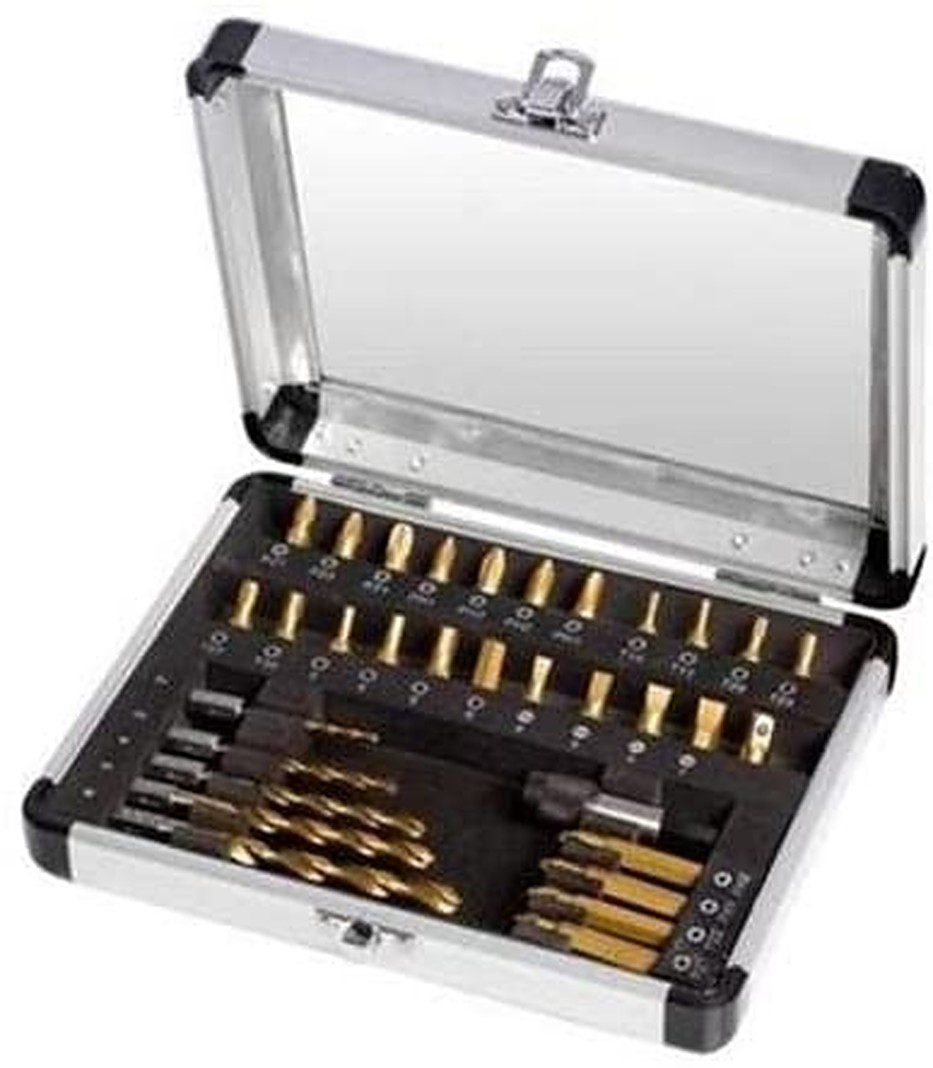 Titan Schrauberbit- und Bohrersatz 30-teilig im Alucase Titan Schrauberbit- und Bohrersatz 30-teilig im Alucase