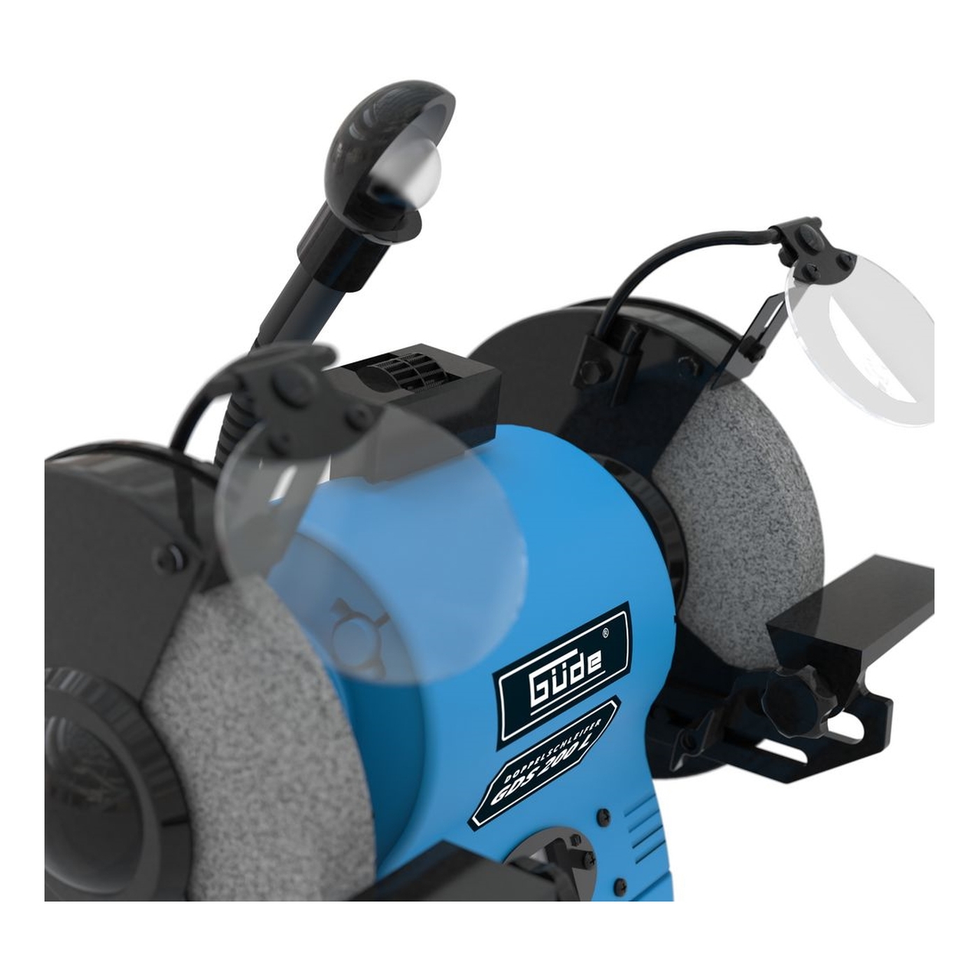 Güde Doppelschleifer » GDS 200.1 L « Schärfen, Schleifen, Entgraten