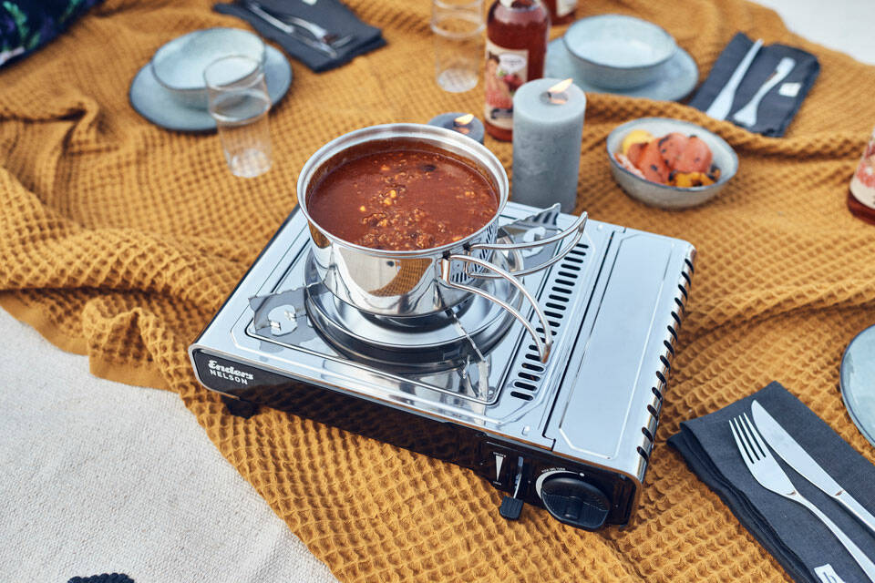 Enders Gaskocher » Nelson « 2,2 kW, Kartuschenbetrieb, Topfgröße 26 cm