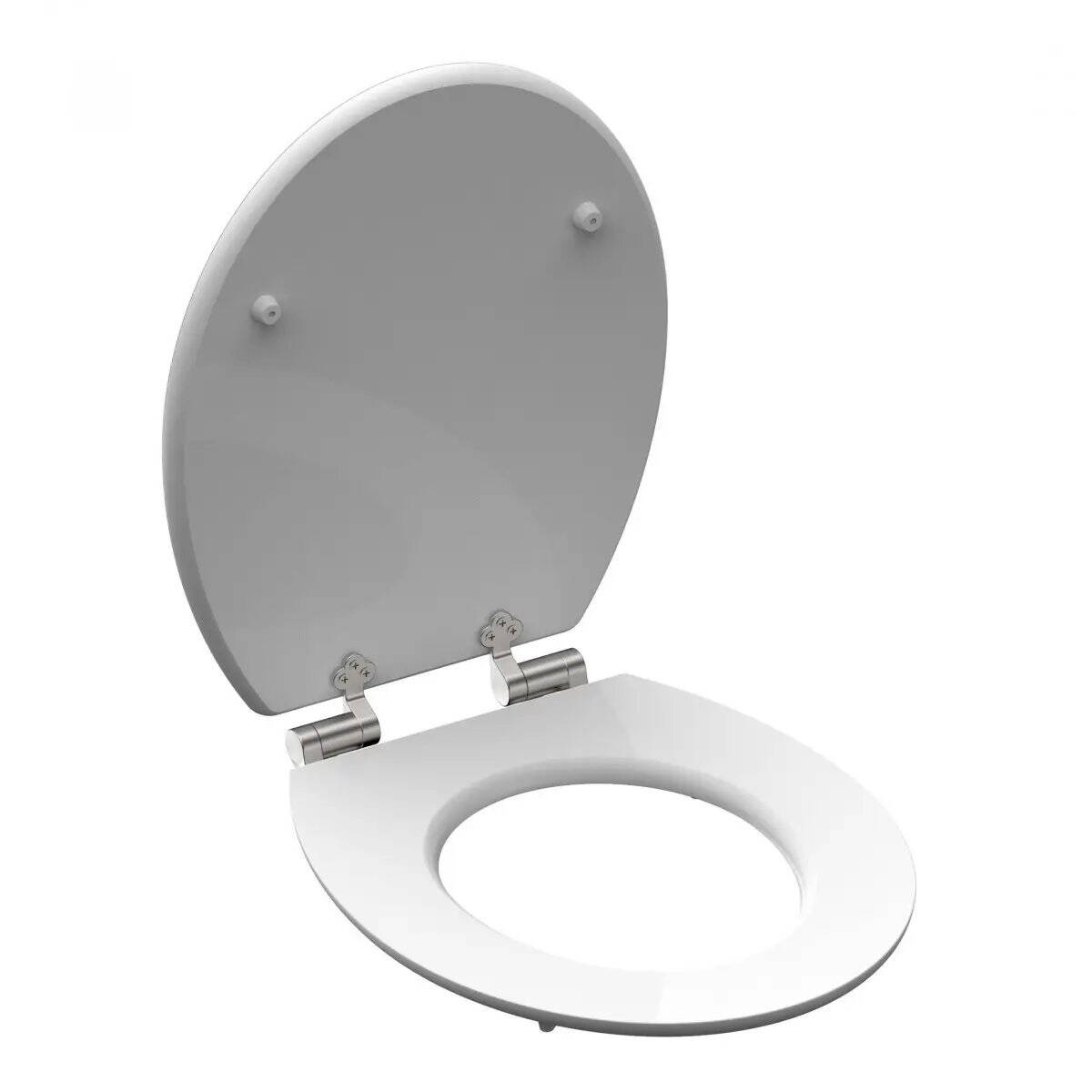 Schütte High Gloss WC-Sitz » 80535 « Black Stone, mit Absenkautomatik