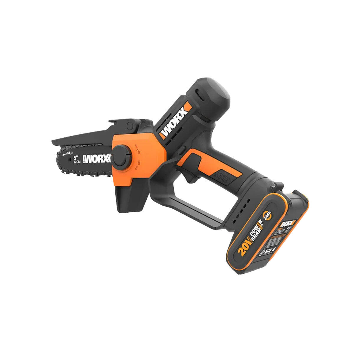 Worx Akku-Astsäge » WG326E « 20 V, 12 cm Schwertlänge, PowerShare