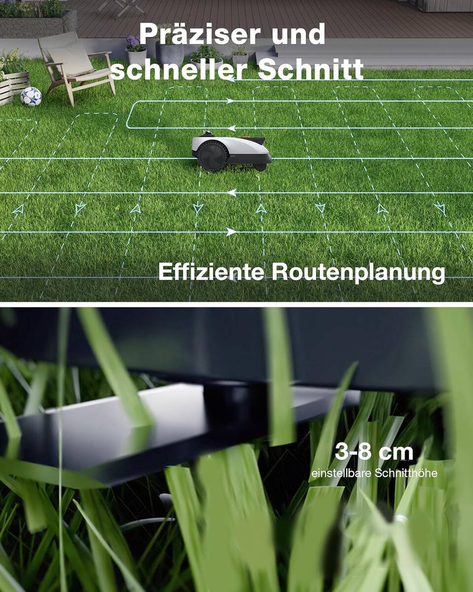 Ecovacs Mähroboter » GOAT O1200 LiDAR PRO « AIVI 3D Dual‑LiDAR‑System