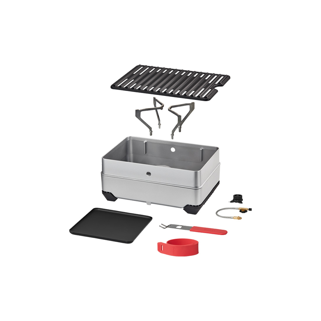 Enders Campingkocher » Pace « 2-in-1-Funktion, 2,0 kW, Edelstahl