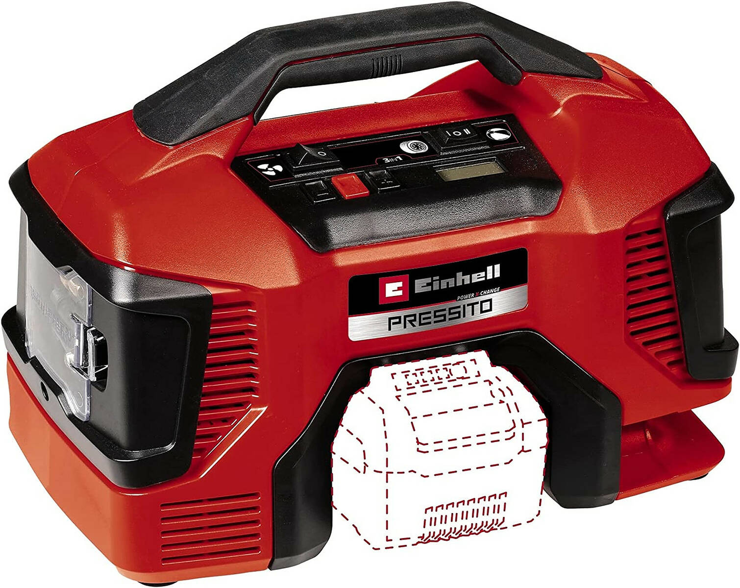 Einhell Hybrid-Kompressor » Pressito « 10,5 bar & AutoShutoff-Funktion Einhell Hybrid-Kompressor » Pressito « 10,5 bar & AutoShutoff-Funktion