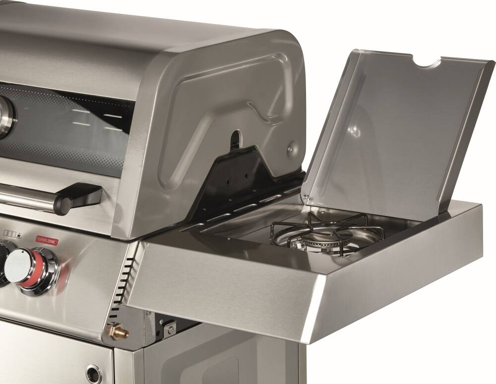 Mr. Gardener Gasgrill » Virginia 3 « inkl. Turbo-Zone & Seitenkocher