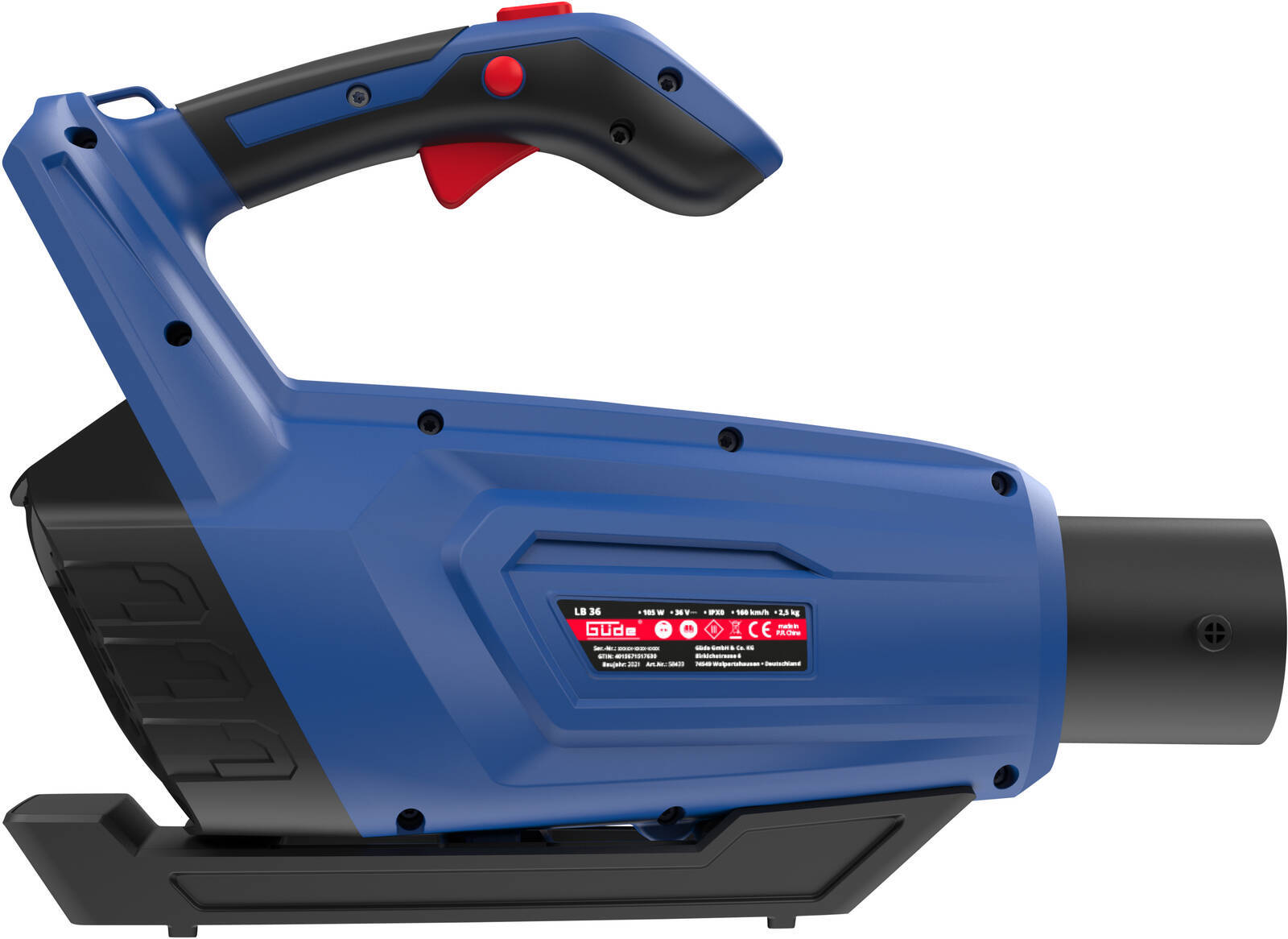♦ OUTLET ♦ Güde Laubbläser » LB 36-302-30 « 36 Volt