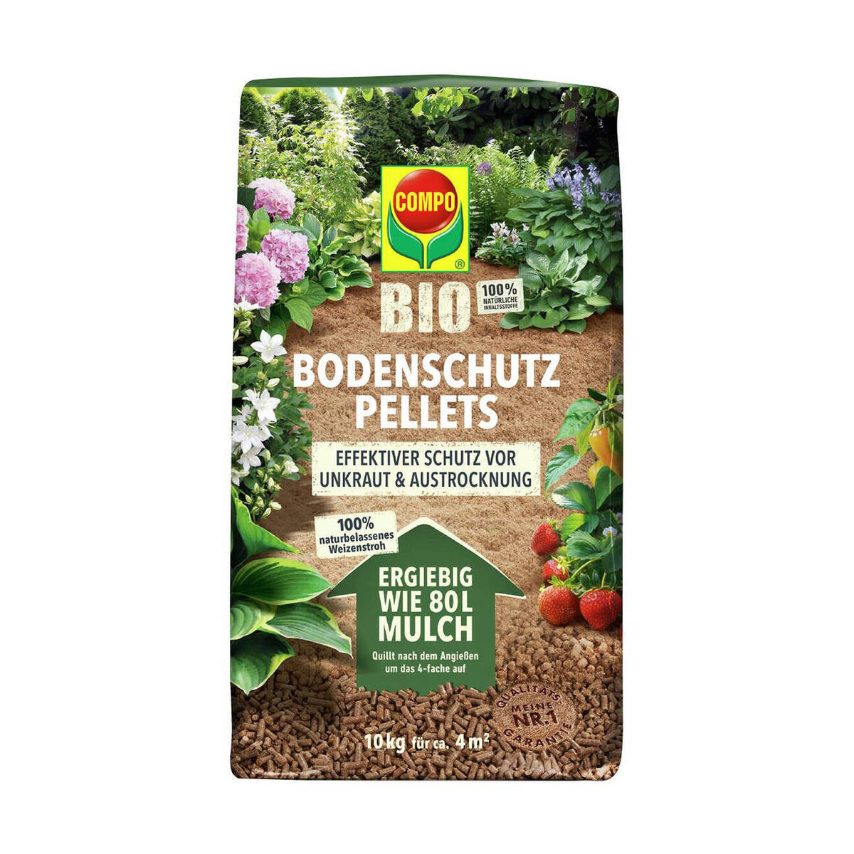Compo Bio » Bodenschutz Pellets « 10 kg, für ca. 4 m²