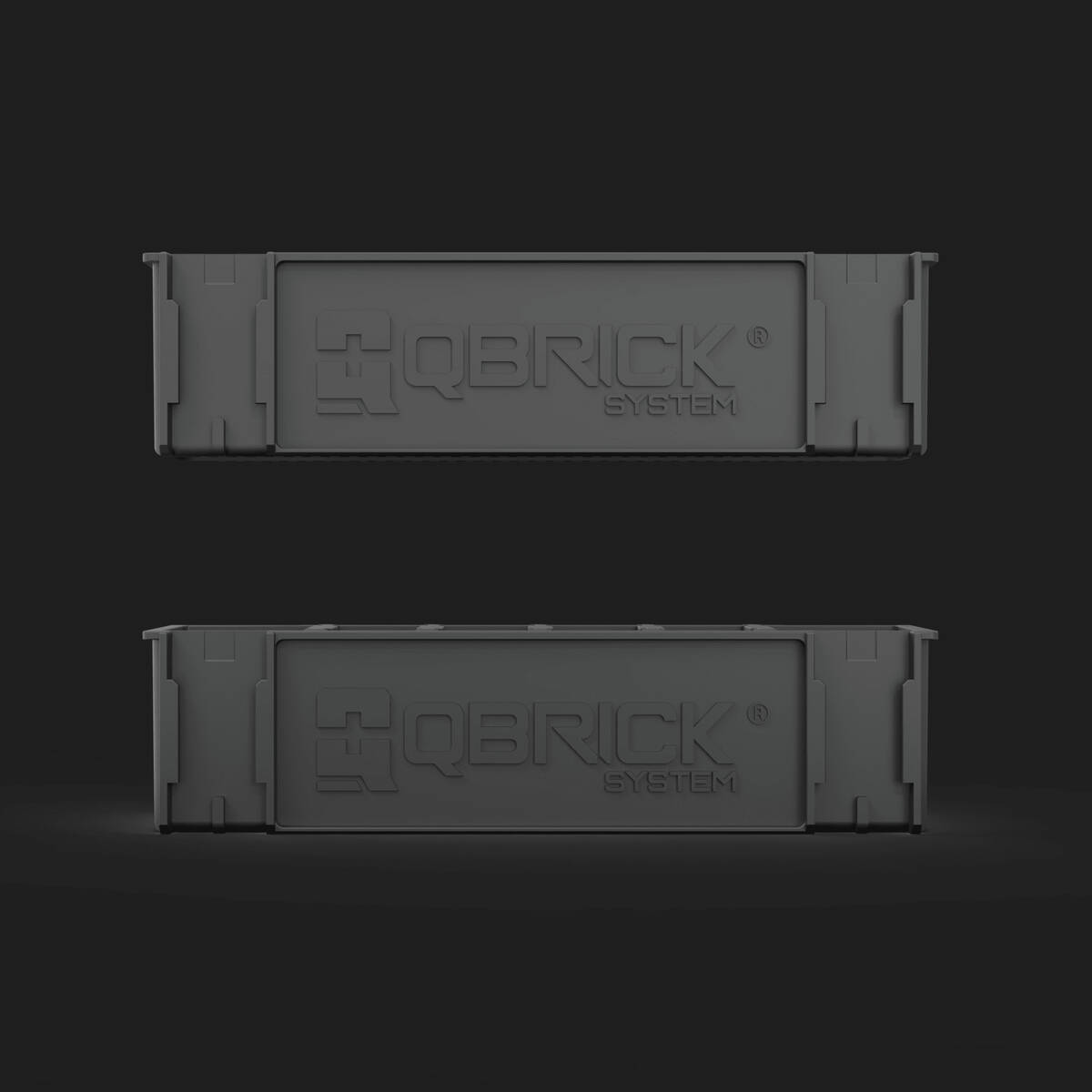 Qbrick System Custom » Long Items Holder « 10 verstellbare Trennwände