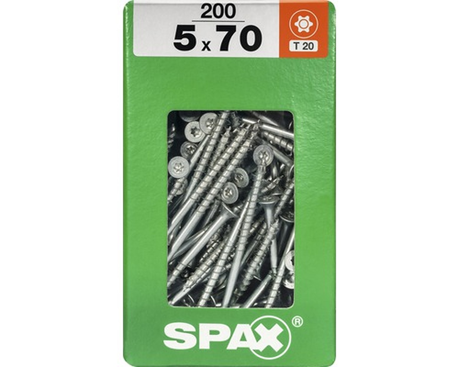 SPAX Universalschrauben 200 Stück » 5 x 70 mm « T 20