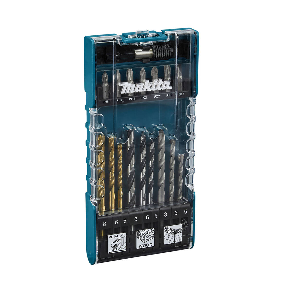 Makita Bohrer-Bit-Set » D-74887 « 17-tlg. Original-Zubehör Makita Bohrer-Bit-Set » D-74887 « 17-tlg. Original-Zubehör