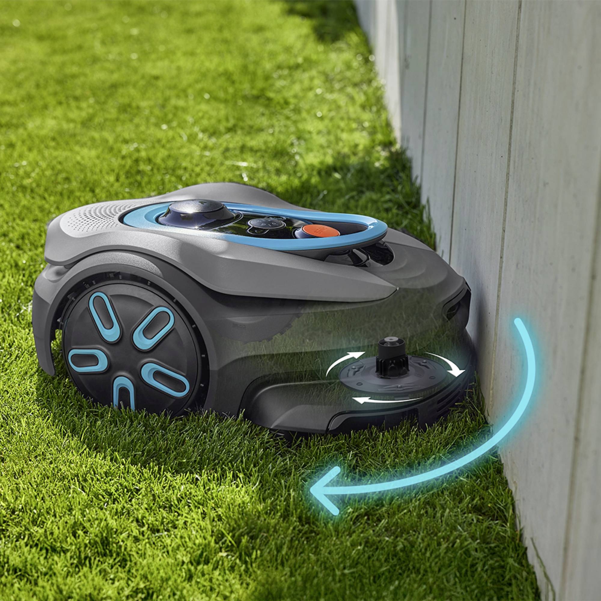 Gardena Mähroboter » smart SILENO sense « Vision-KI, TrimToEdge, GPS, 600 m²