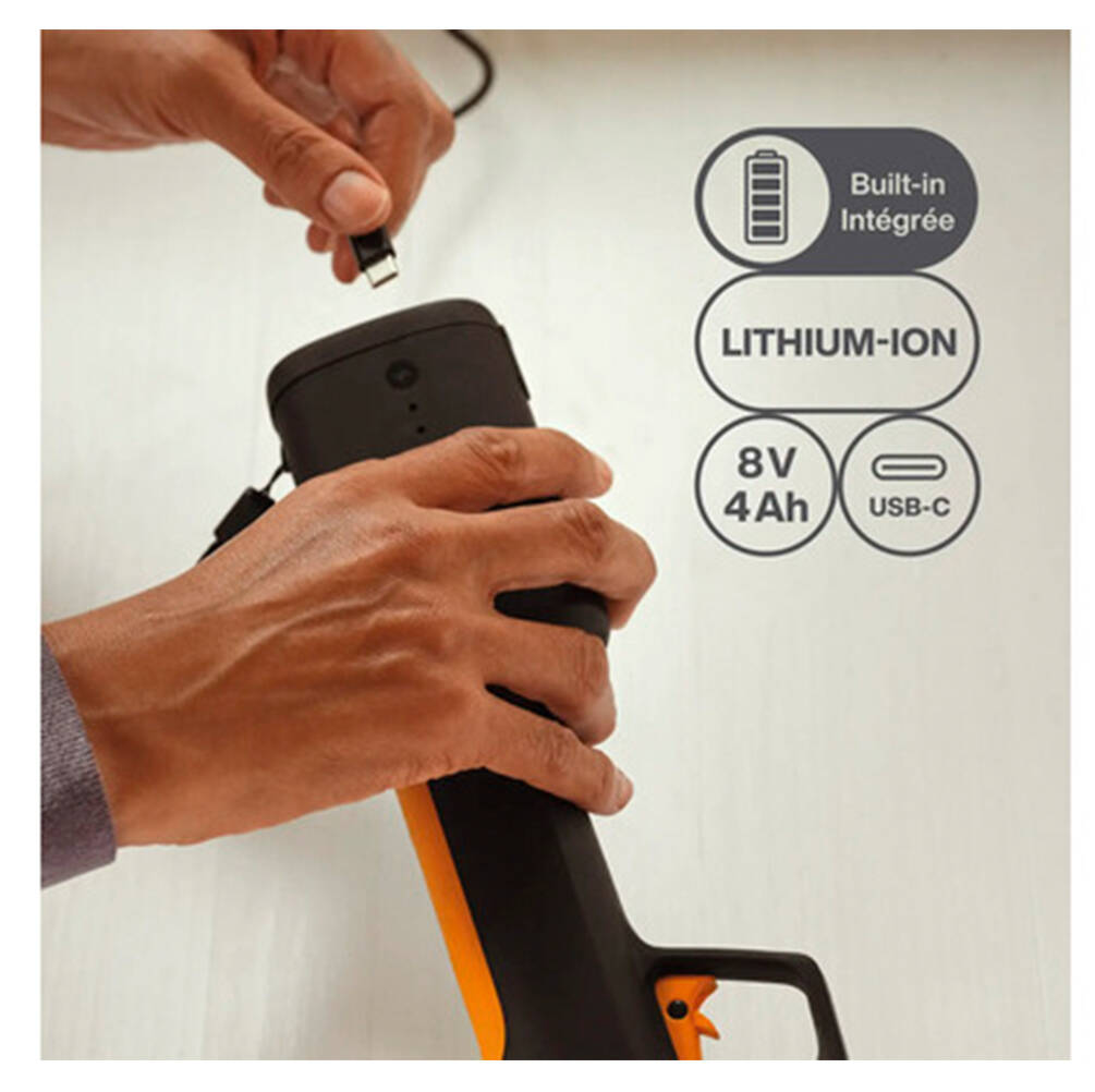 Fiskars Akku-Gartenschere » ePruner M Bypass « inkl. 4.0 Ah Akku