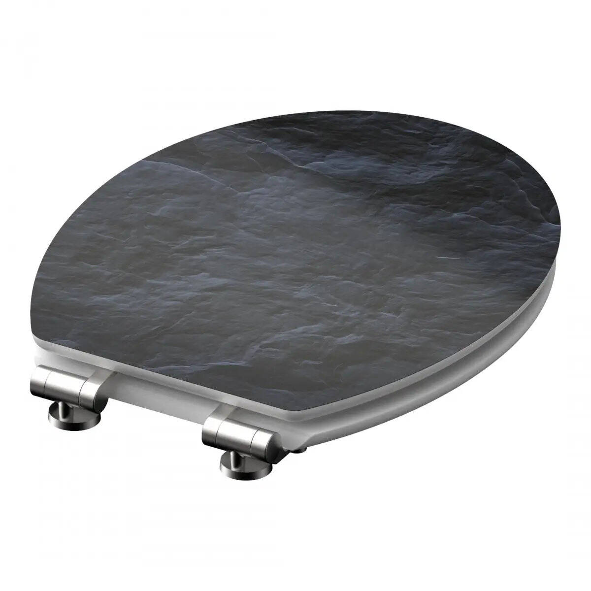 Schütte High Gloss WC-Sitz » 80535 « Black Stone, mit Absenkautomatik
