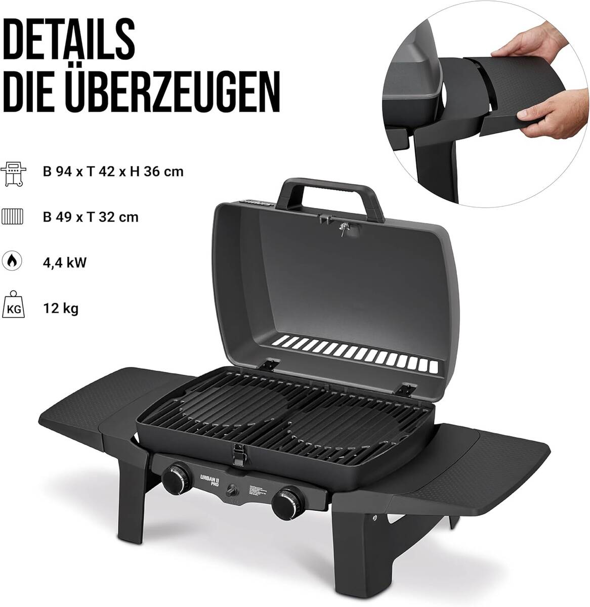 Enders Gasgrill » Urban II Pro « 4,4 kW, inkl. Thermometer, (2025)